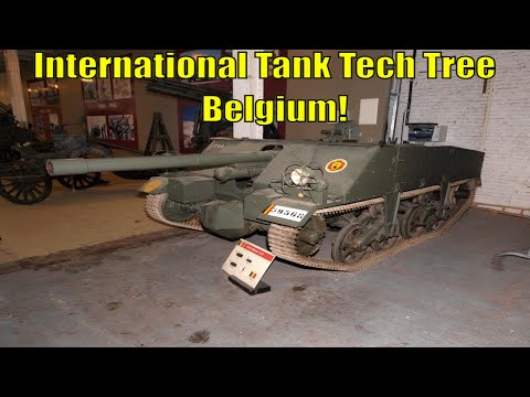 War Thunder My International Tank Tech Tree Belgium Youtube