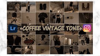 How to edit Coffee Vintage Tone in Mobile Lightroom| Presets| Tutorial| Instagram feed| Blogger 2020 screenshot 4
