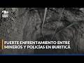 Así operaban señalados mineros ilegales capturados en procedimiento policial en Buriticá, Antioquia