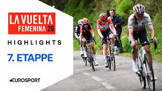 Entscheidung Um Gesamtsieg Fällt Am Langliru Highlights Deutsch 7. Etappe Vuelta Femenina