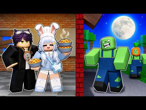 I opened a bakery that zombies visit every night LOL. They say there's a secret here? [Roblox Bak...