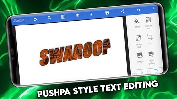 💥 Pushpa Movie  Text Png . Pushpa Text Editing In Pixellab |