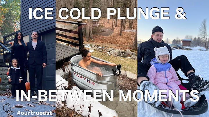 ICE COLD PLUNGE & In- Between Moments