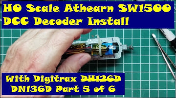 HO Athearn SW1500 part 5