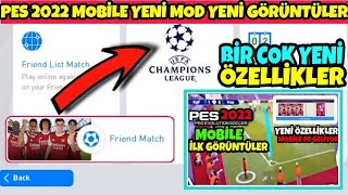 PES 2022 MOBİLE ŞAMPİYONLAR LİGİ MODU GELİYOR ! YENİ ÖZELLİKLER ! DETAYLI BİLGİLER