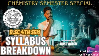 B.Sc 4th Semster || DDU chemistry Syllabus breakdowm || Complete guide for B.Sc 4th sem