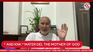 AND KNK  MATER DEI, THE MOTHER OF GOD * AND KNK THE ONE’S CHANNEL * 19 MARCH 2026