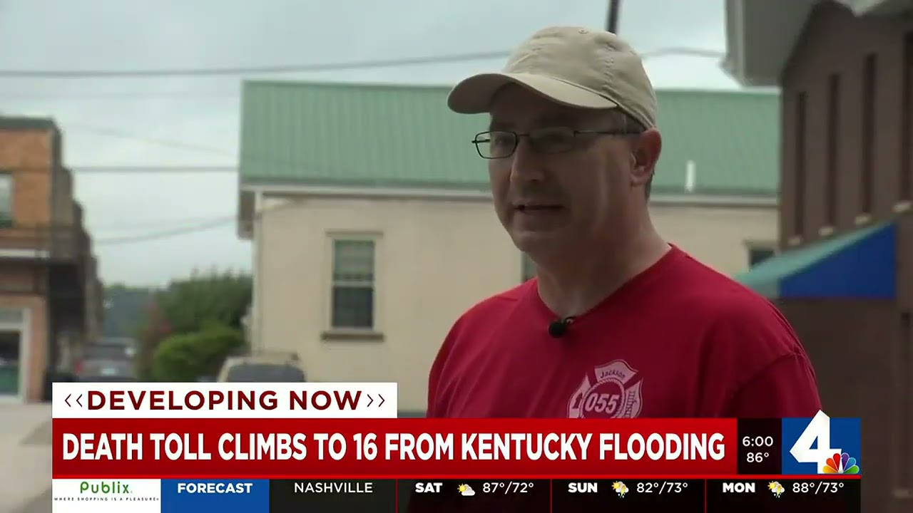 Death toll climbs to 16 from Kentucky flooding