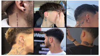 20 mini neck tattoo for men, 20 وشم عنق صغير للرجال, 20 تاتو کوچک گردن برای مردان