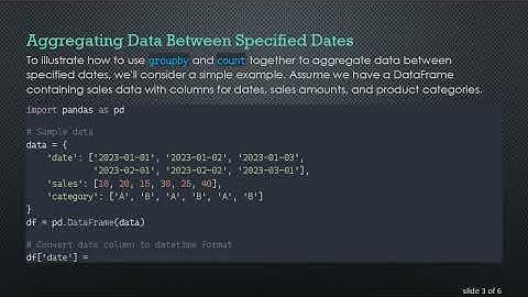 Mastering GroupBy and Count in Pandas to Aggregate Data Between Specified Dates