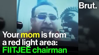 Fiitjee Chairman Flips After Employee Asks Question