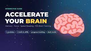 Train a Faster Brain in 4 Weeks — Interactive Guide (Memory, Focus, Speed Reading)
