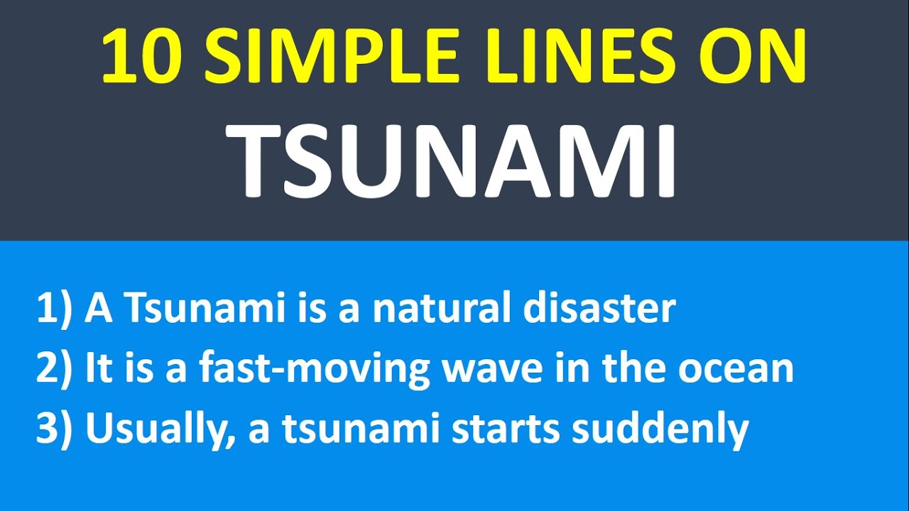 tsunami meaning essay