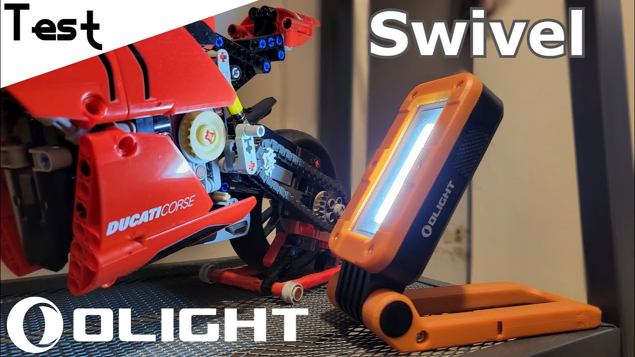 "Test" Une lampe pour bricoler ton moteur "OLIGHT Swivel"