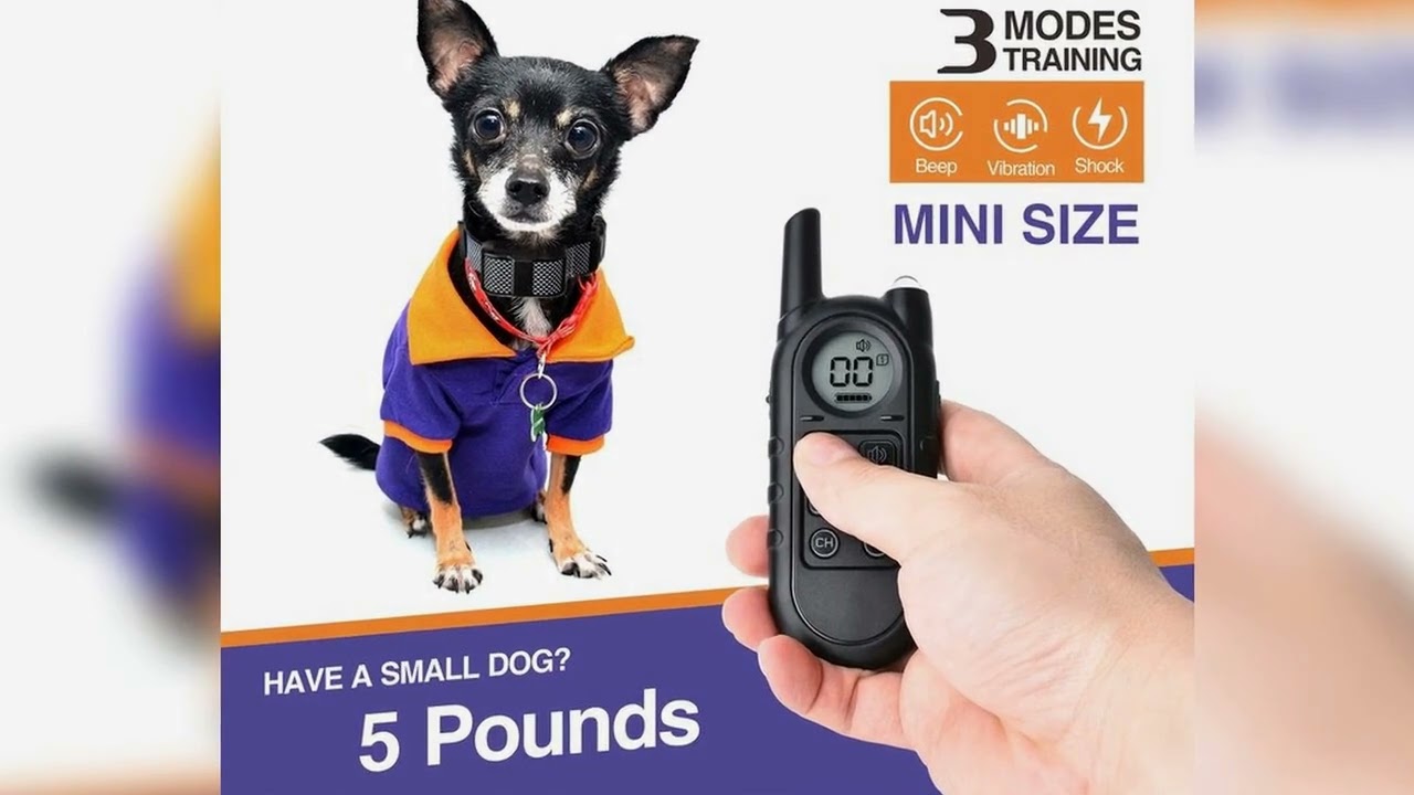 A must-have product! Bark Training Dog Collar Smallest & Lightest Rechargeable Anti Bark Collar/Tr