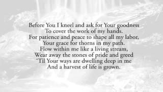 Before You I Kneel (A Worker's Prayer) - Keith & Kristyn Getty chords