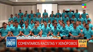 Escándalo Puma: el comunicado de la UAR - YouTube