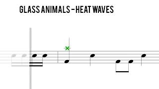 Glass Animals - Heat Waves  - FOR BEGINNERS 🥁