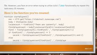 How to Repeat Your Custom Function Every 15 Minutes in Julia