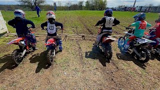     Galesburg Illinois Motocross Race!! 50cc & 65cc Gate Drop Action! #moto #dirtbikes 