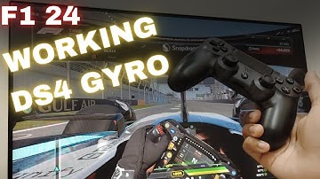 How to Configure GYRO with DualShock4/PS4 Controller in F1 24. (Steam PC)