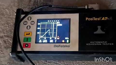 Pull-off adhesion test on epoxy carparking  @floorspecialized1710
