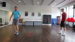 Knee Stability Lateral Pull Jump