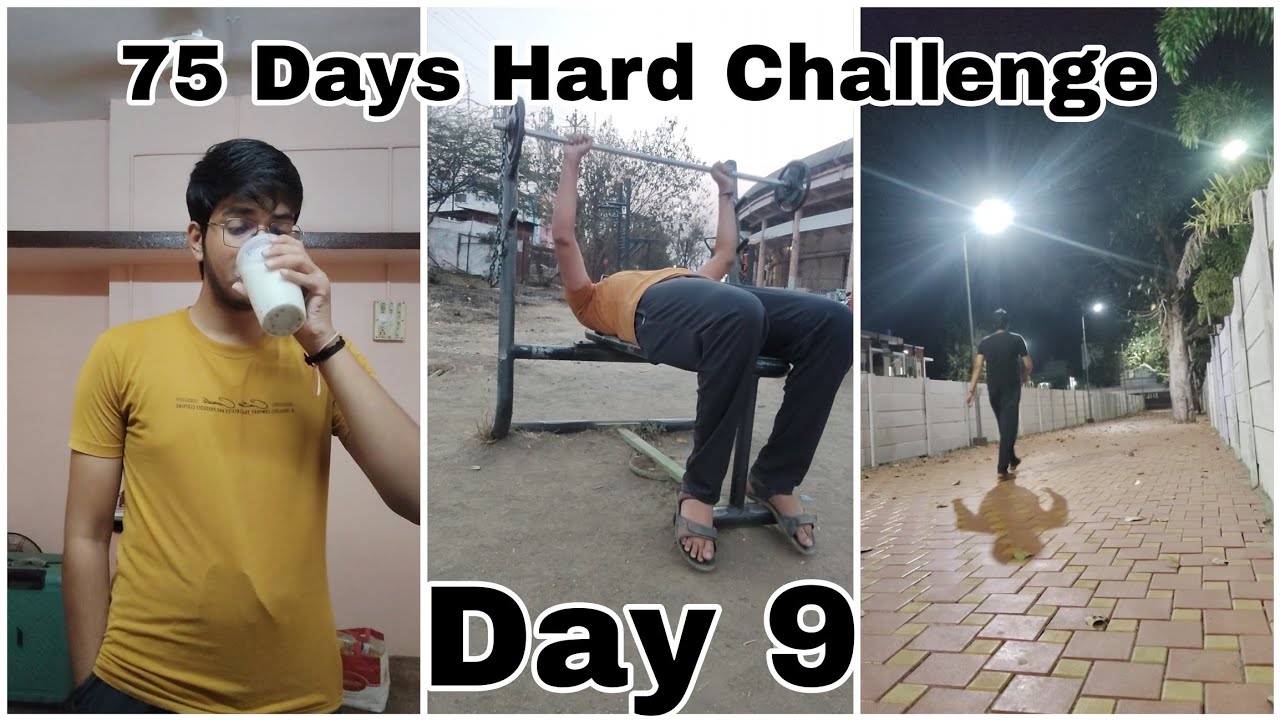 75 Days Hard Challenge Day 9 - YouTube