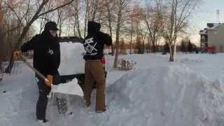 BACKYARD SNOWBOARD/SKI COMPETITION