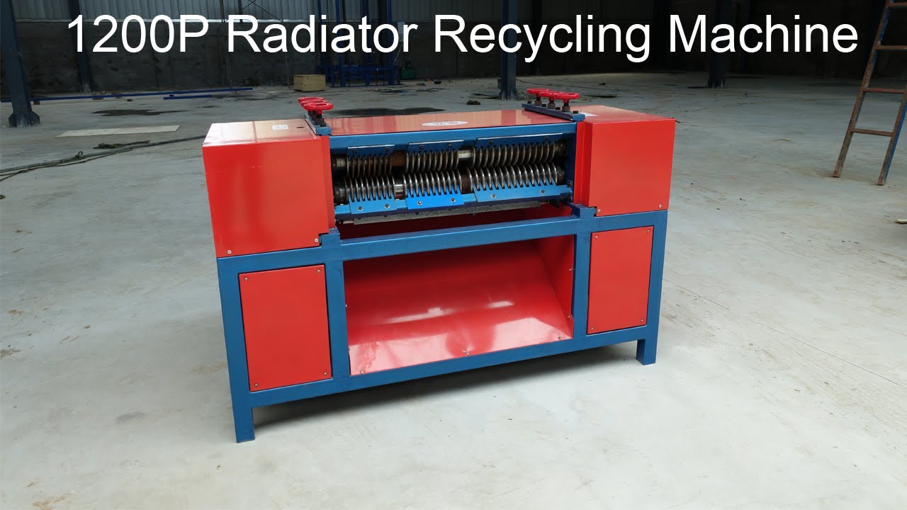 air condition radiator separate recycling machine copper aluminum recycling - VANER Machinery