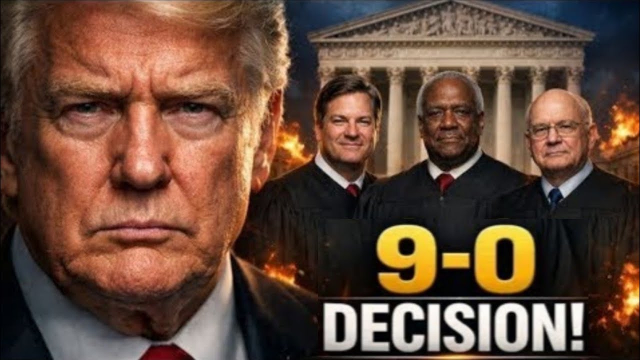 Historic 9–0 Supreme Court Ruling Sends Shockwaves Across the Constitution — What Happens Now?