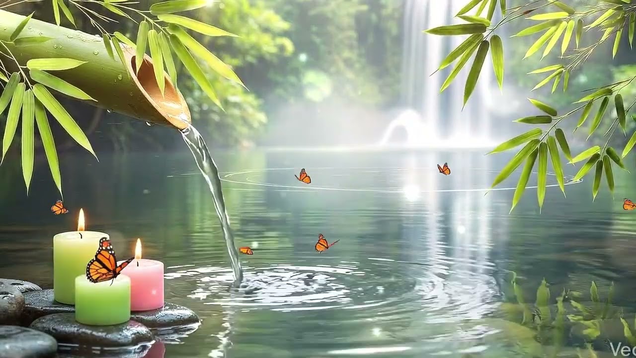 Relaxing Music Therapy - Piano and Water Sounds for Stress Relief, Insomnia & Calm Mind