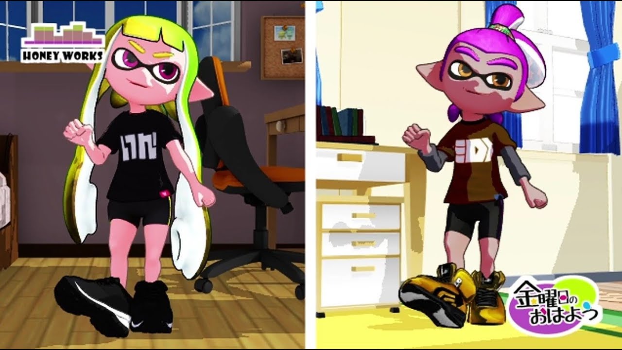 【MMD】アミーボなイカで金曜日のおはよう【Splatoon】