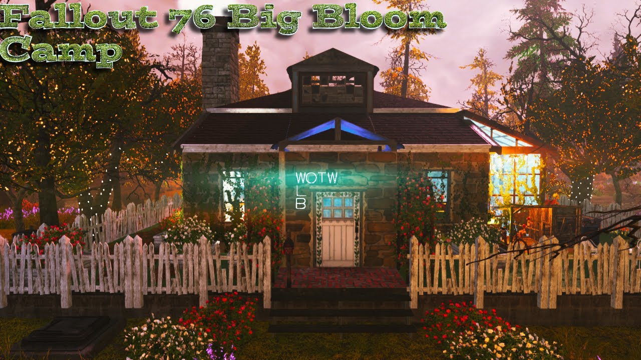 FALLOUT 76 BIG BLOOM CAMP SHOWCASE YouTube