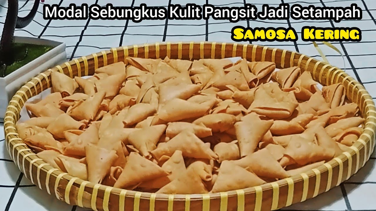 TERLARIS ‼️SIAP SIAP ORDERAN MEMBLUDAK, SAMOSA KERING ISI ABON PEDAS @Dapur Mama Ninda