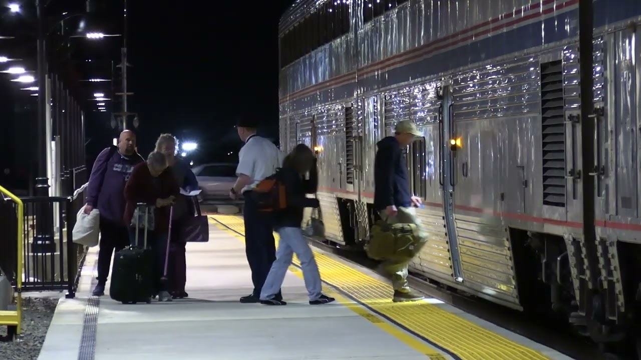 A Calif. Zephyr in Ft. Morgan on 10MARCH2026