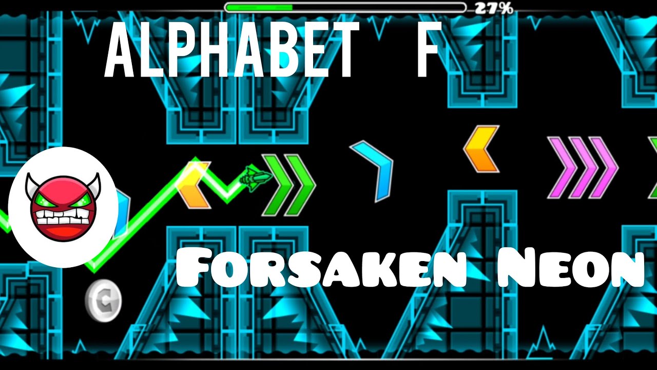 Red Demon Letras Hard Demon Alphabet | Forsaken Neon by Zobros - YouTube