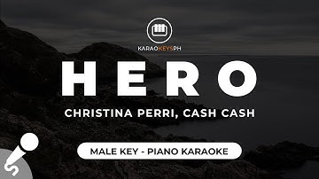 Thumbnail of Hero - Christina Perri, Cash Cash (Male Key - Piano Karaoke)