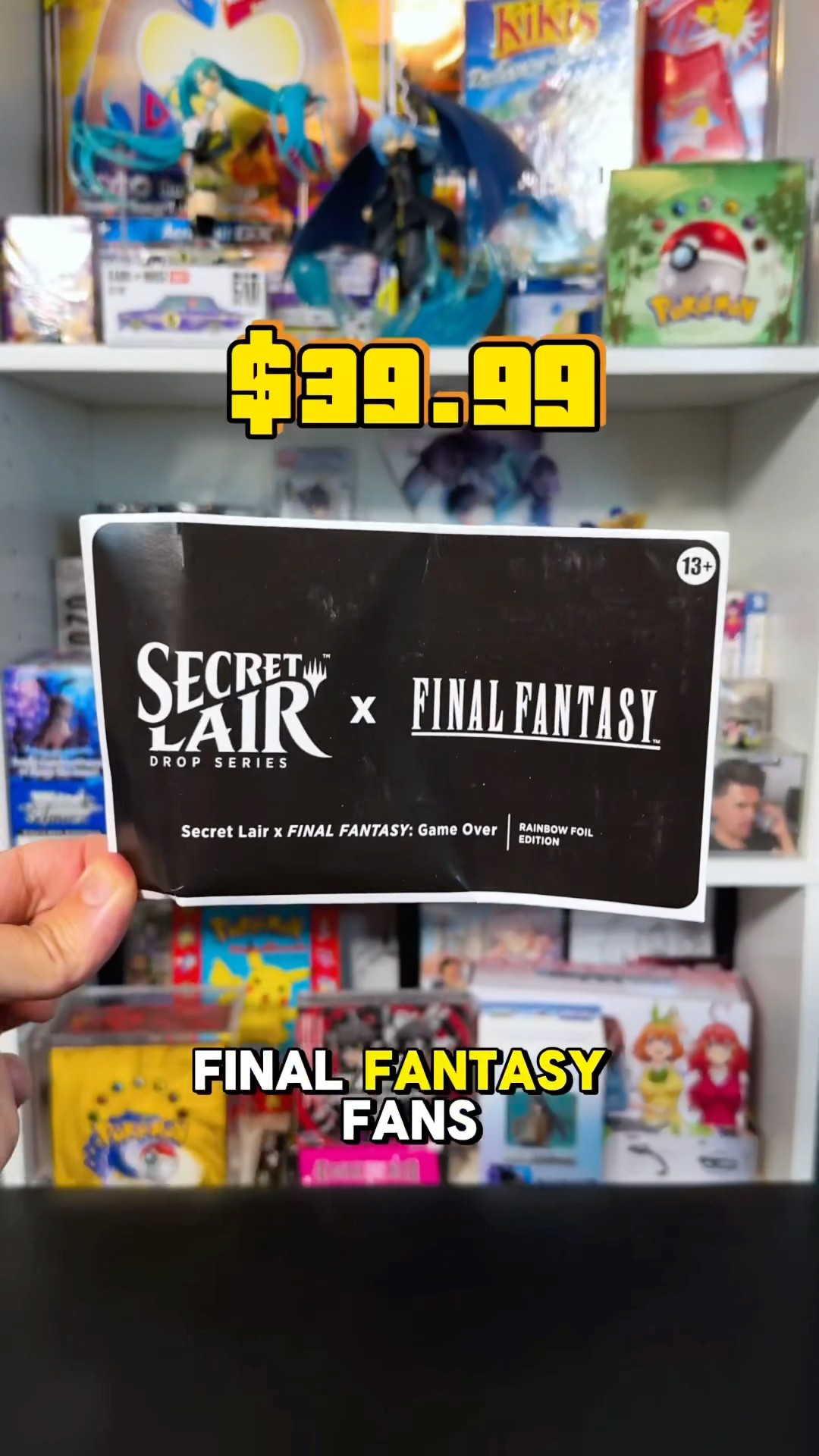 【開封済】SLD FINAL FANTASY: Gameover foil Secret Lair x FINAL FANTASY: Game Over EN Foil Edition