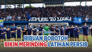 BIKIN MERINDING, RIBUAN BOBOTOH KOMPAK SUNTIK MOTIVASI PERSIB