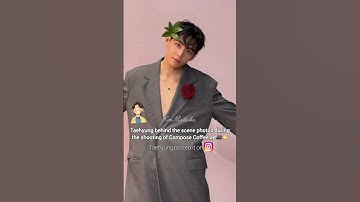 Taehyung photos for Compose Coffee ad, he posted it on Insta⭐️ #shorts #taehyung #bts #trending