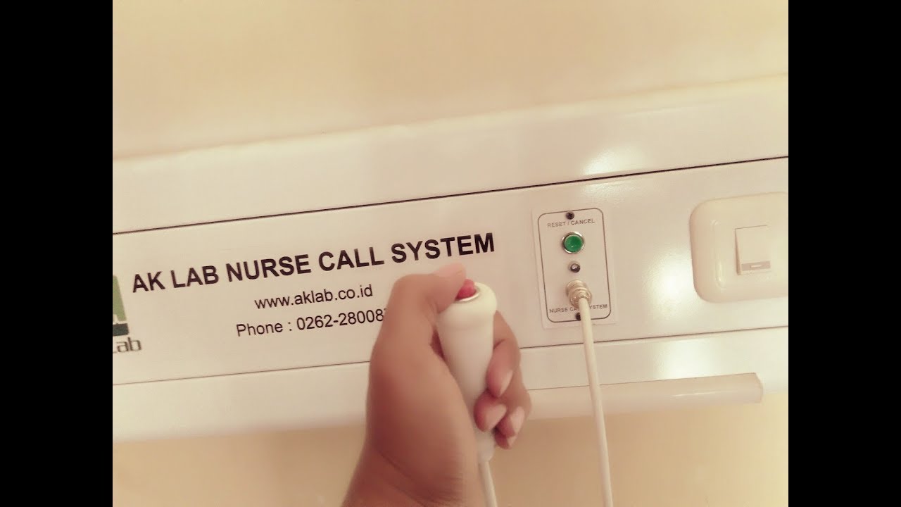 Handheld Call Button Bedside Call Switch aklab Nurse call - YouTube