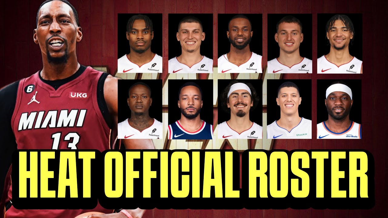 Miami Heat OFFICIAL ROSTER! Puro shooter ang mga bagong players! - YouTube