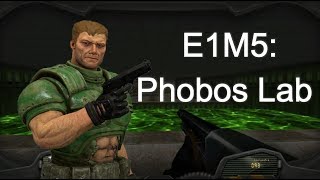The Ultimate Doom (Doom Remake 4 Mod) - 100% walkthrough - E1M5: Phobos Lab