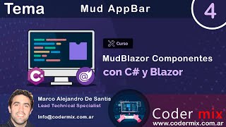 🌎 Blazor Server | Clase 4️⃣ | Blazor Control Mud AppBar 🌎
