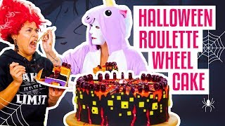 How To Make A GROSS-Tacular Surprise Inside HALLOWEEN ROULETTE CAKE | Yolanda Gampp | How To Cake It