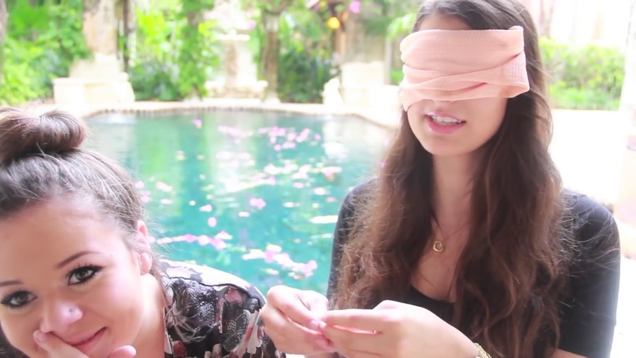 Blindfolded Touching Challenge Youtube