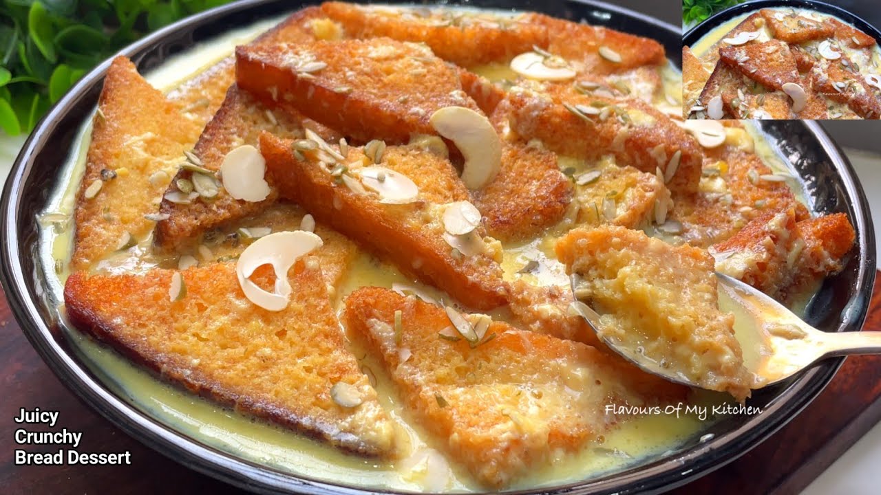 5 Min Bread Dessert | Easy & Quick Bread Ka Meetha | इफ्तार में ब्रेड का मीठा कैसे बनाएं 