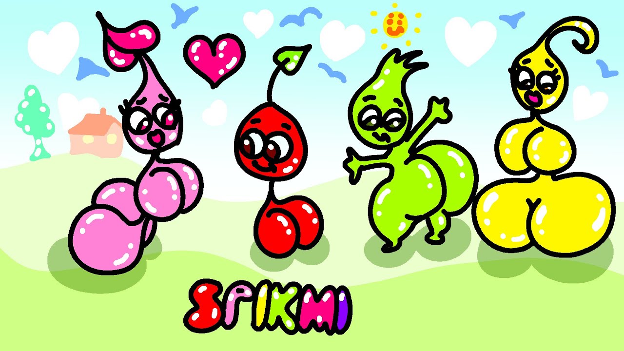 🔴INCREDIBOX SPRUNKI vs PIKMIN AMONG US XMAS STICKER BOOK DRAWING 2D ANIMATION MAKING ASMR