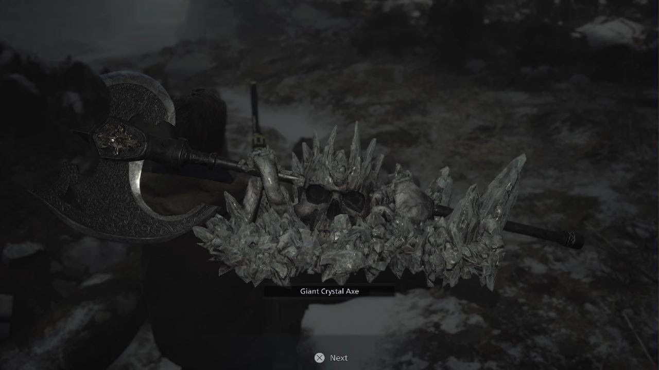 Resident Evil Village Treasure #28 Giant Crystal Axe